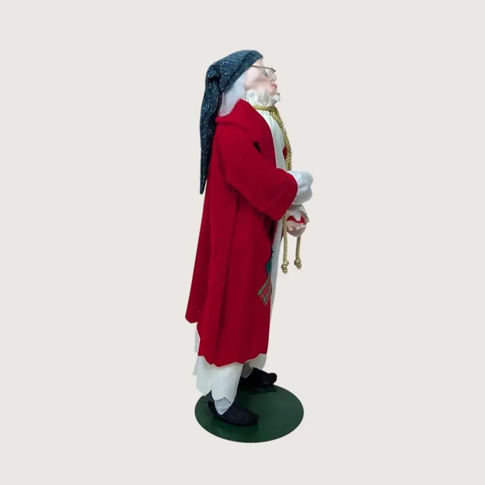 1980s Dept 56 Ebenezer Scrooge Porcelain Dickens Style Display Doll